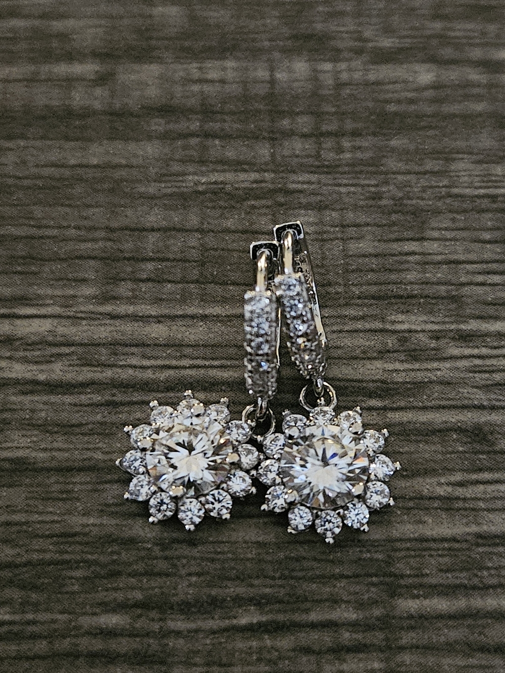 925 Sterling Silver with Moissanite 2 CTW Earrings